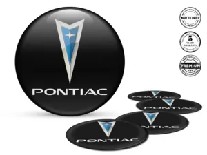 Pontiac Autocollants sur Jantes Design Silicone Haute Qualité